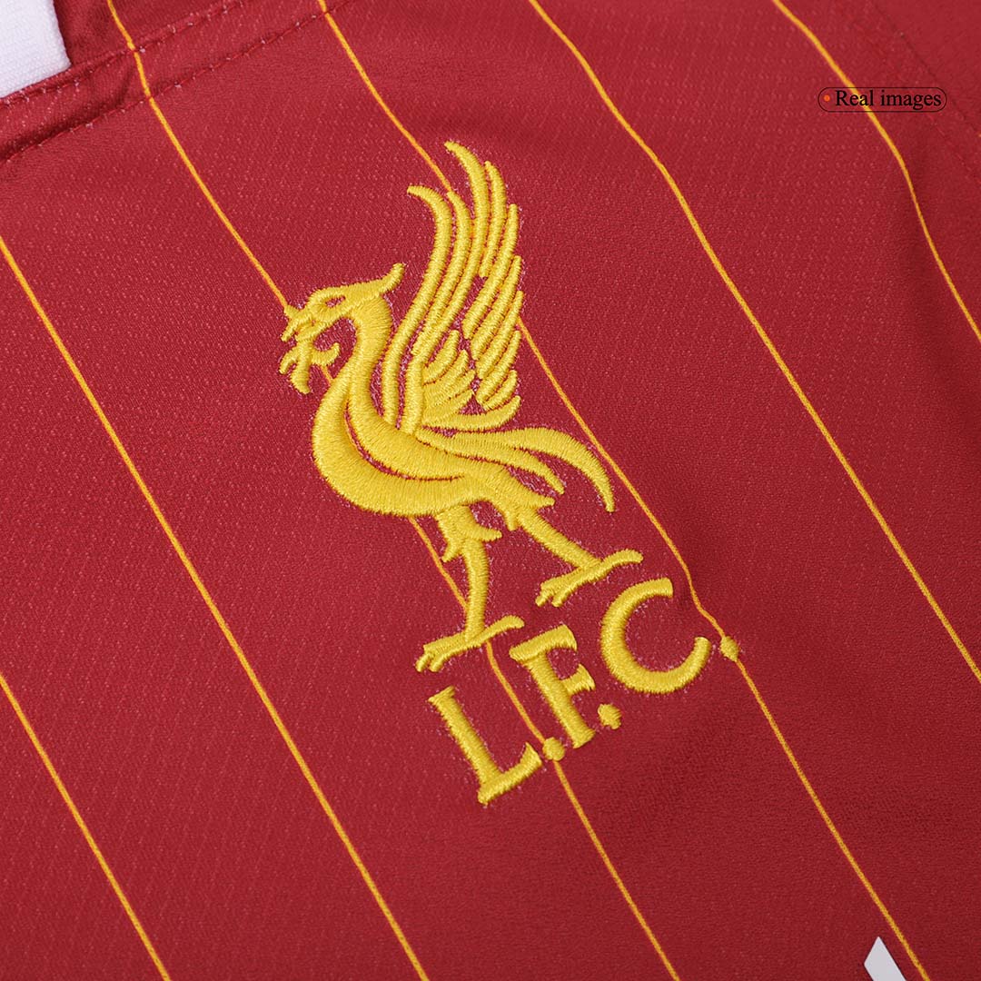 Camiseta de fútbol local del Liverpool roja - CAMPEONES 24/25