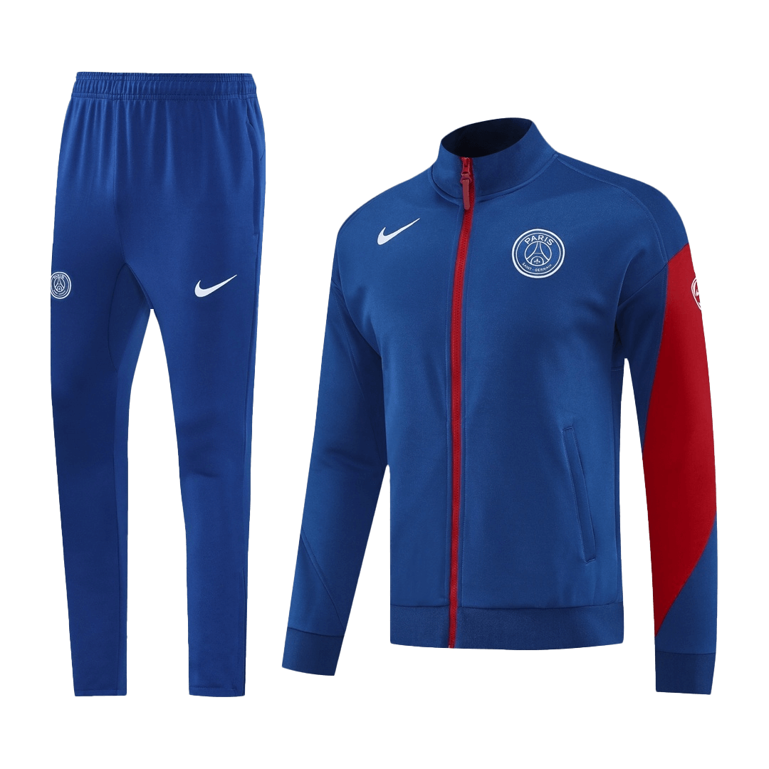 Chaqueta de entrenamiento del PSG 25/26 (Chaqueta + Pantalón) Azul Marino y Rojo
