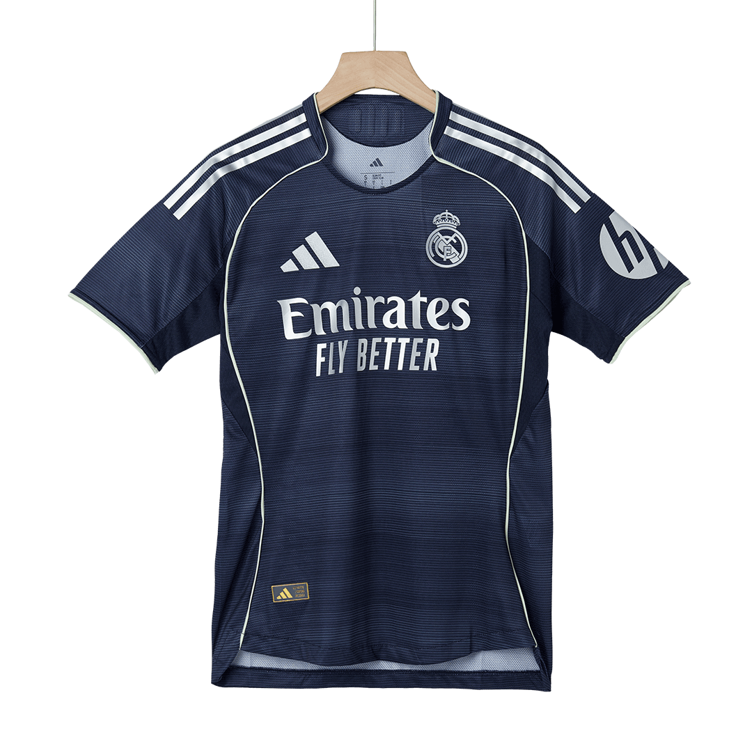 Camiseta de fútbol visitante del Real Madrid MBAPPÉ #10 2025/26 auténtica