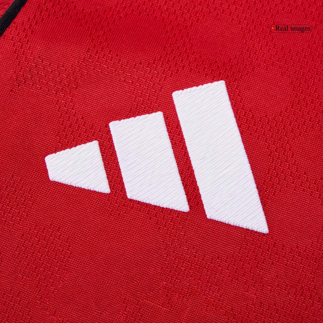 Camiseta de fútbol local auténtica de B.FERNANDES #8 del Manchester United 2025/26, roja