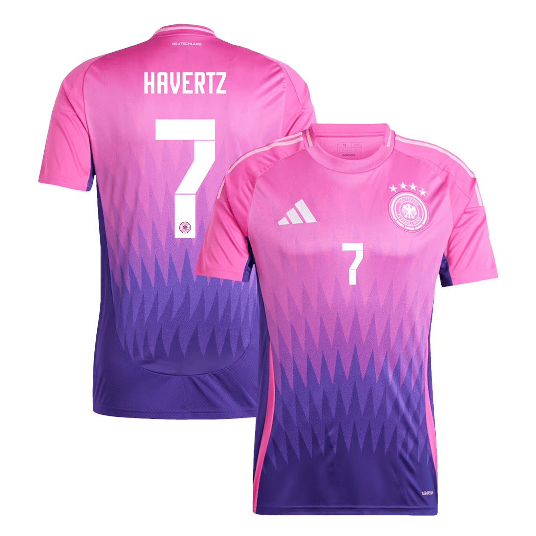 Camiseta de visitante de Alemania HAVERTZ #7 para la Eurocopa 2024