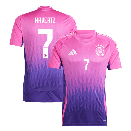 Camiseta de visitante de Alemania HAVERTZ #7 para la Eurocopa 2024