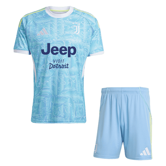 Kit de camiseta de visitante de la Juventus (camiseta y pantalón corto) 2025/26