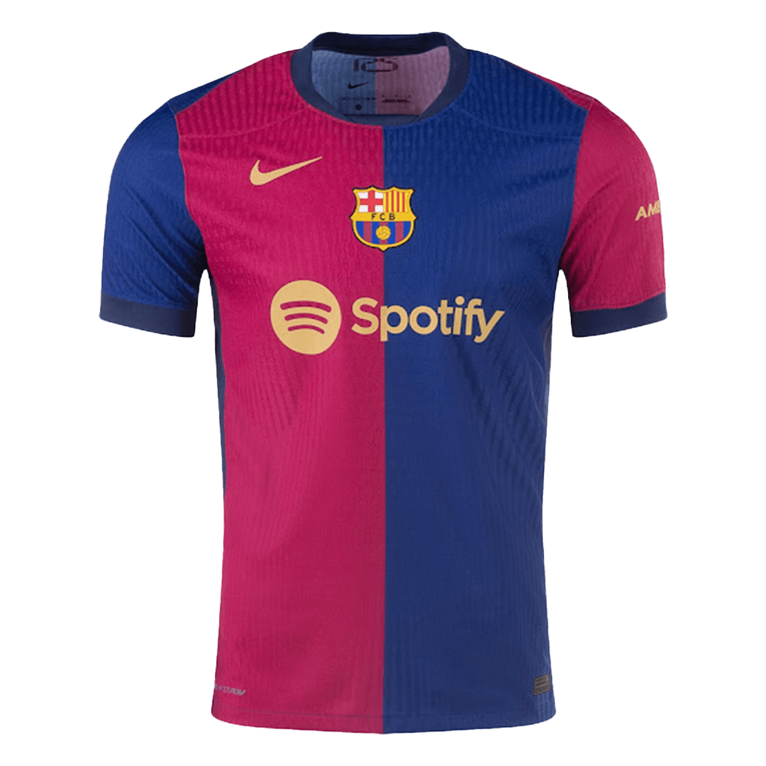 Camiseta de fútbol local del Barcelona 2024/25 auténtica de LAMINE YAMAL #19 - patrocinador anterior