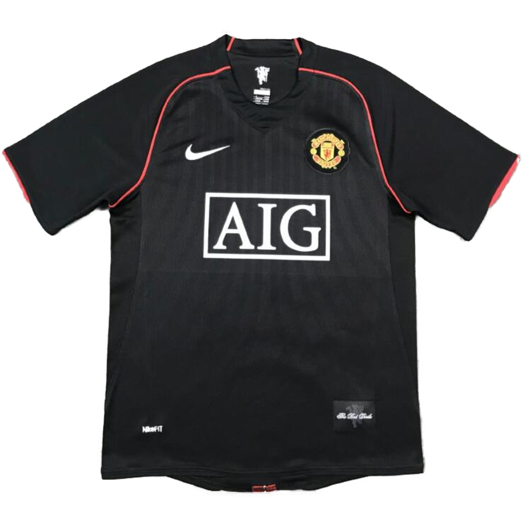 Camiseta de fútbol retro de visitante del Manchester United RONALDO #7 2007/08