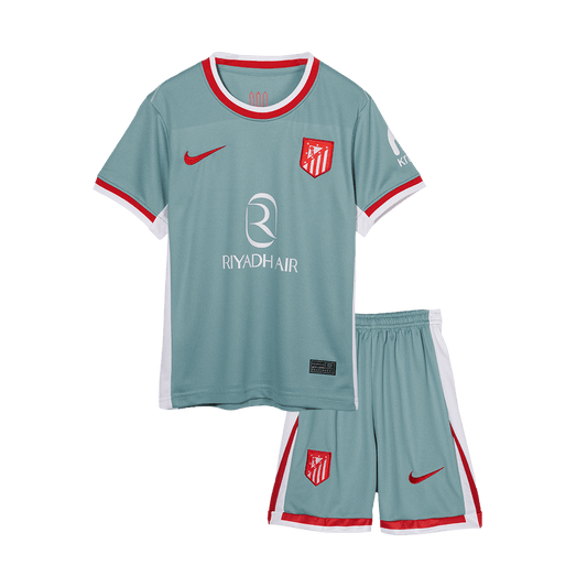 Kit de fútbol visitante del Atlético de Madrid para niño (Kit y pantalón corto) 2024/25