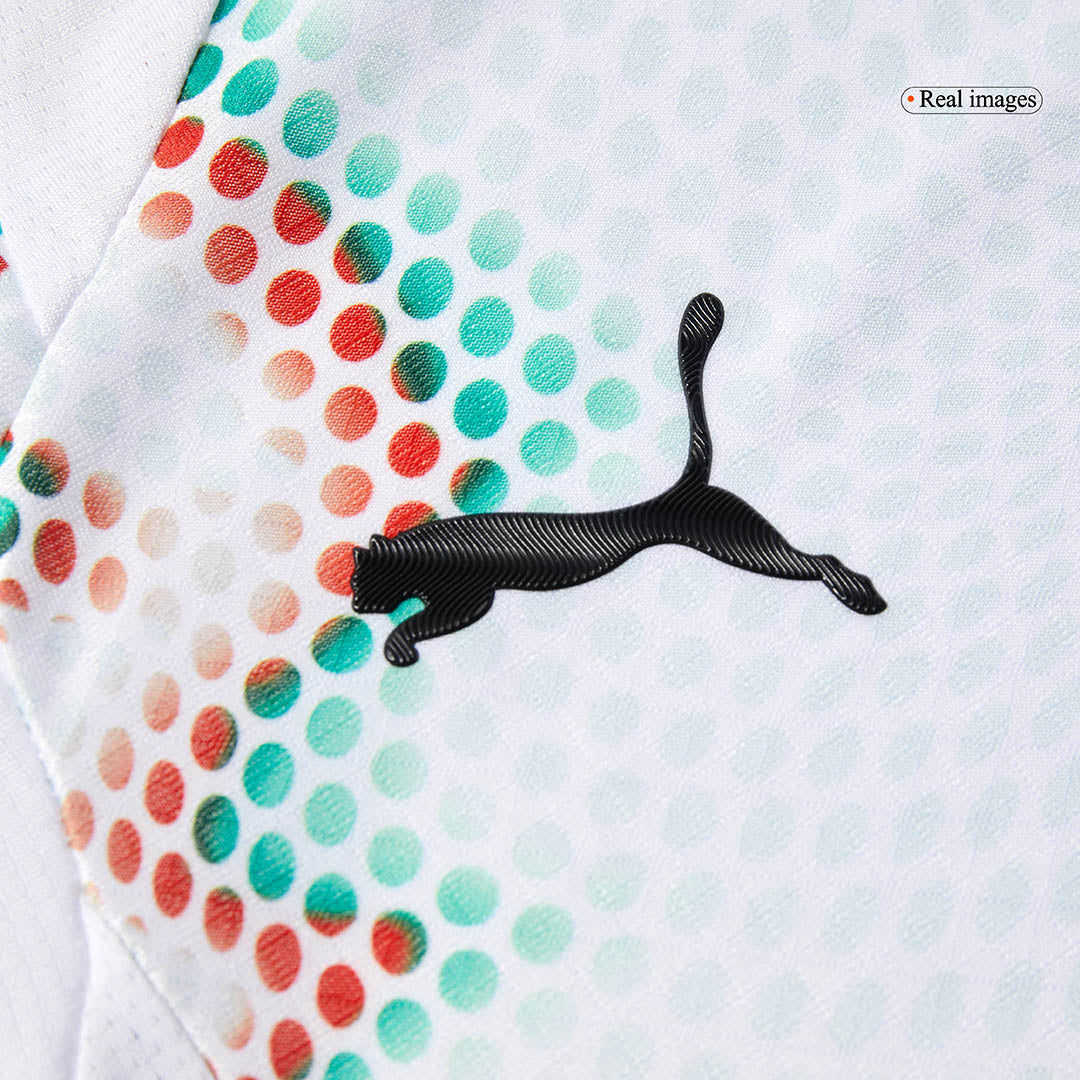 Camiseta de fútbol visitante auténtica de Ronaldo #7 de Portugal 2025, blanca