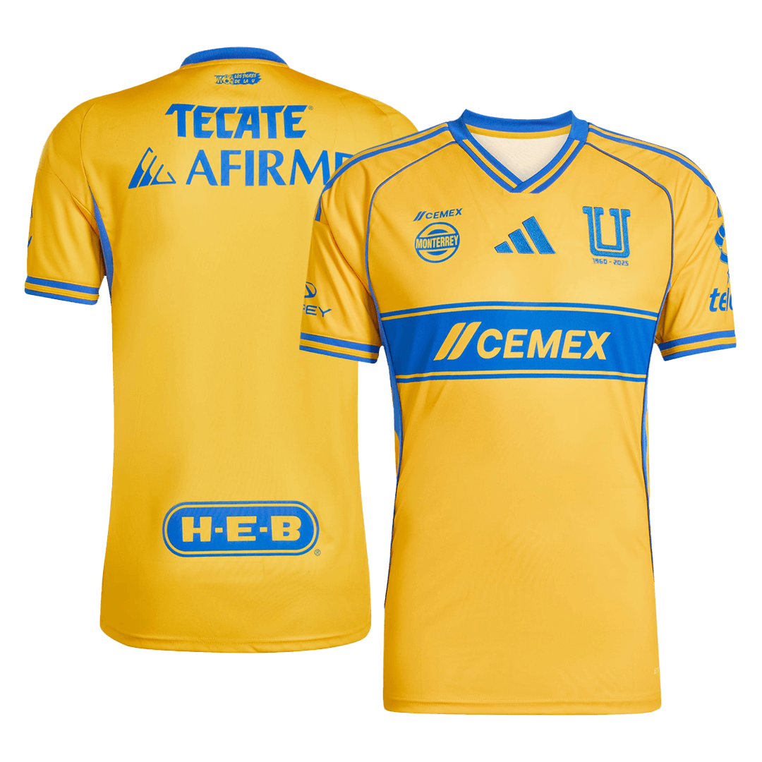 Camiseta de Futbol Tigres UANL Primera Equipación 25/26 Amarilla