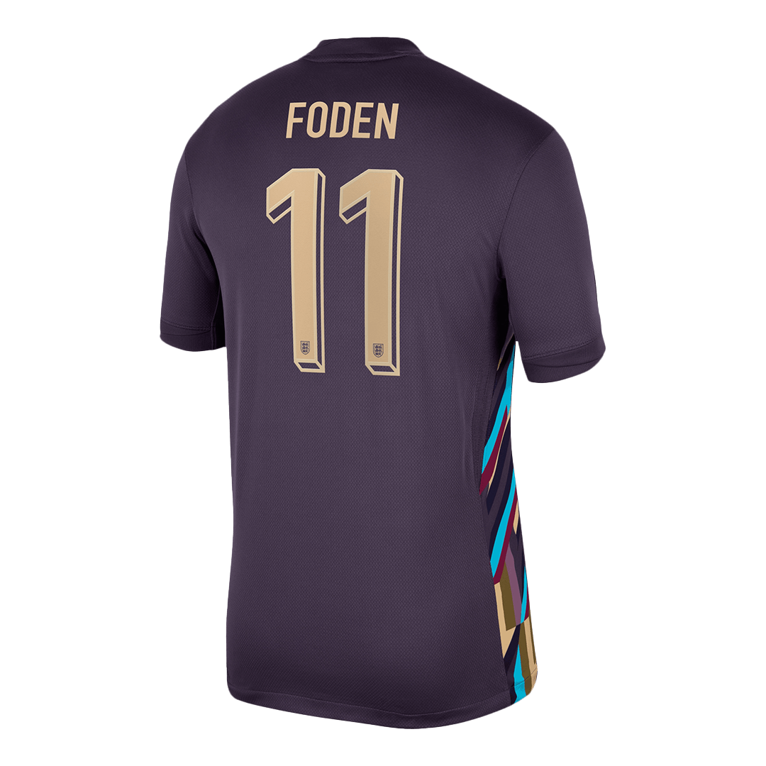 FODEN Camiseta Futbol Inglaterra #11 Segunda Equipación Eurocopa 2024