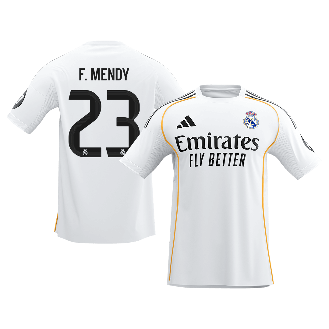 Camiseta de fútbol local del Real Madrid F.MENDY #23 2025/26