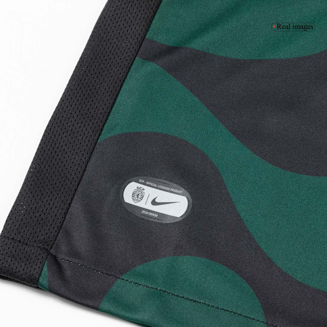 Camiseta de fútbol alternativa del Sporting CP 25/26 negra