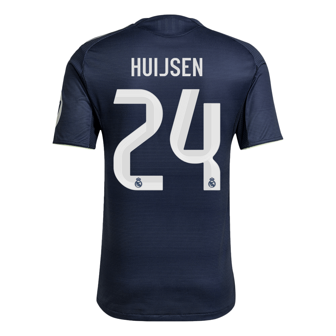 Camiseta de fútbol visitante del Real Madrid HUIJSEN #24 2025/26 auténtica