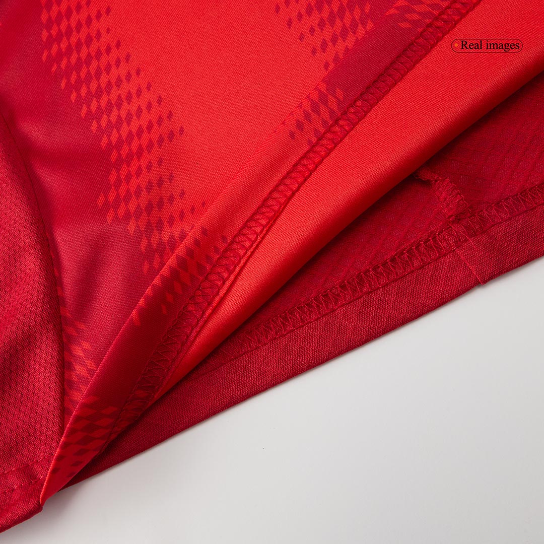 Kit de camiseta de fútbol local del Bayern Múnich para niños (camiseta, pantalones cortos y calcetines) rojo