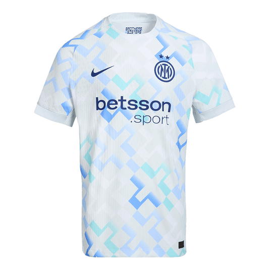 Camiseta de fútbol visitante auténtica del Inter de Milán 2025/26 azul