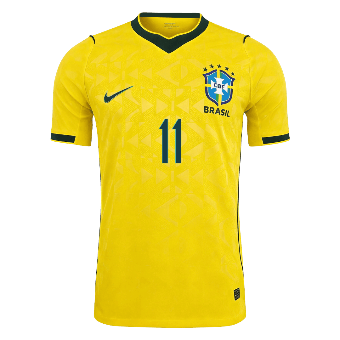 Auténtica camiseta de local de Raphinha #11 de Brasil para la temporada 2026