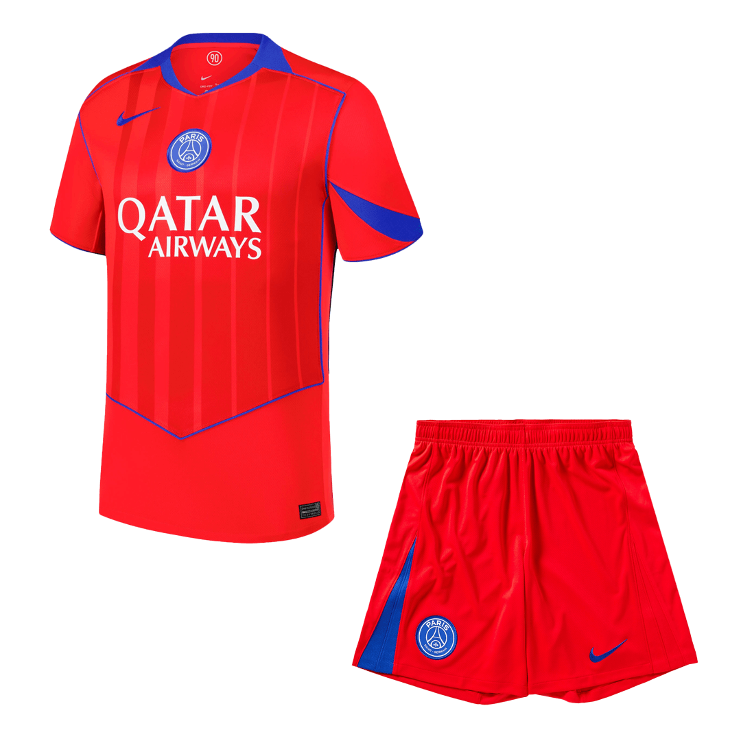 Camiseta de fútbol visitante del PSG (camiseta y pantalón corto) 2025/26