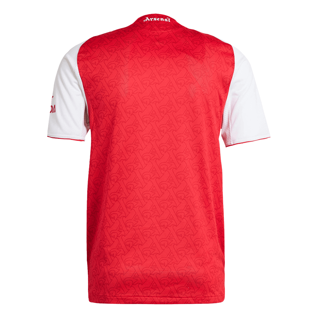 Camiseta de fútbol local auténtica del Arsenal 2025/26, roja