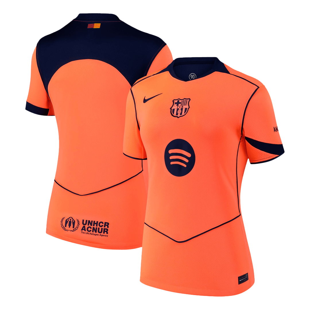 Camiseta de fútbol visitante del Barcelona para mujer 2025/26