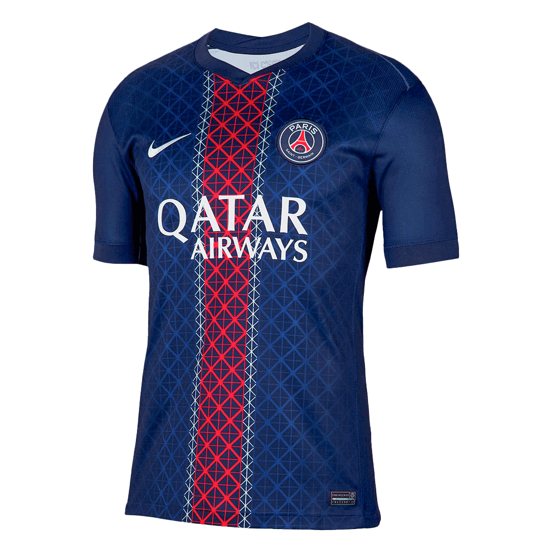 Camiseta de fútbol D.DOUÉ #14 PSG Primera equipación 2025/26 Azul marino