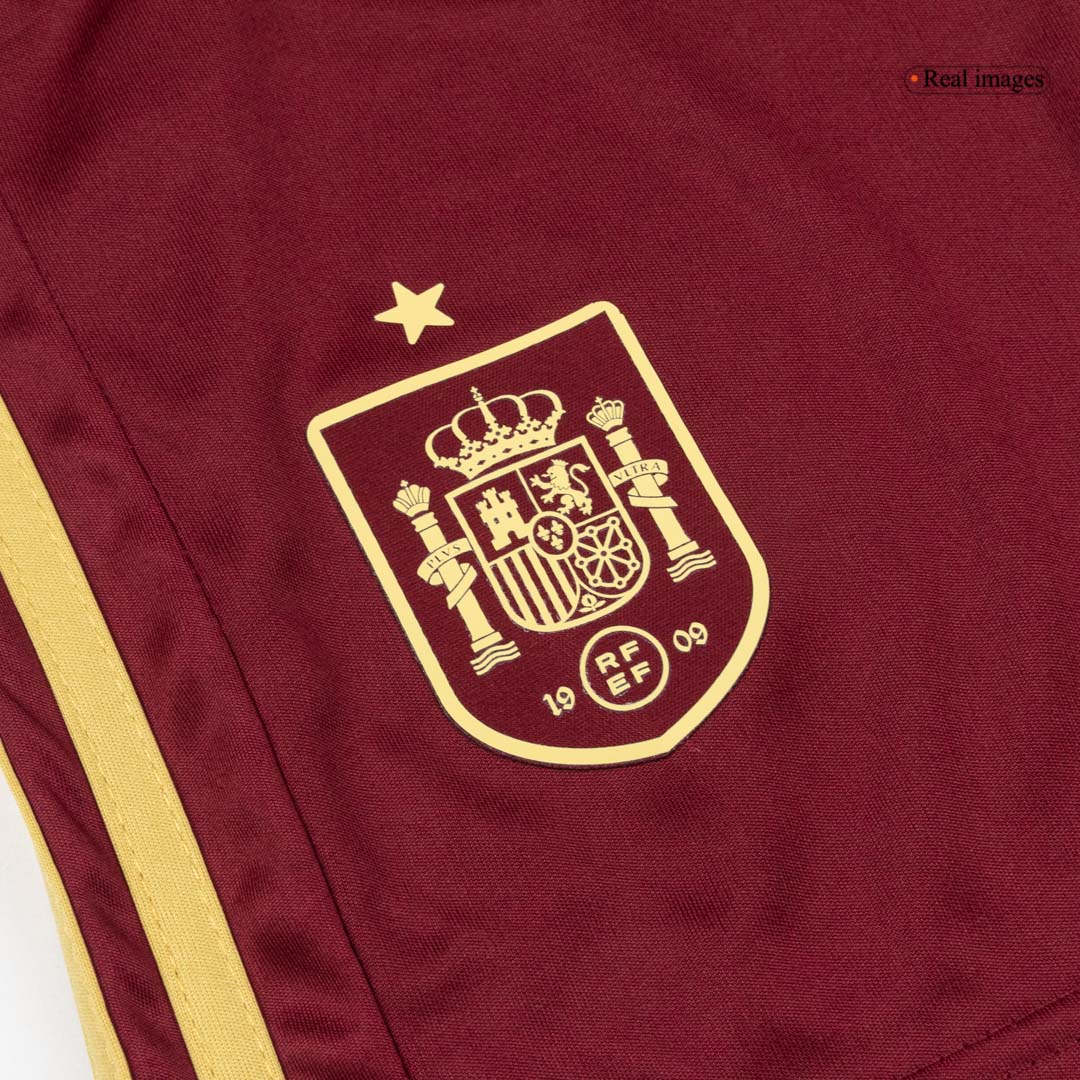 Conjunto infantil de camiseta y pantalón corto de la selección española (camiseta + pantalón corto) para el Mundial 2026