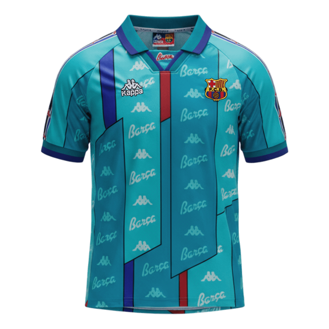 Camiseta retro de fútbol visitante del Barcelona 1996/97