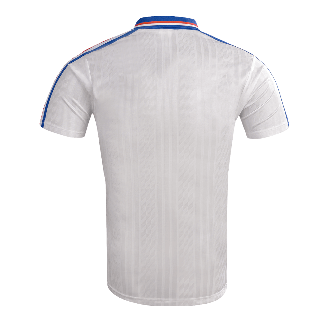 Camiseta retro de fútbol de visitante de Francia 1994