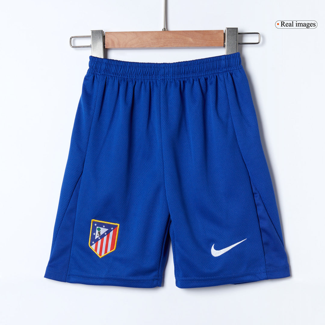Kit de fútbol local del Atlético de Madrid para niño (Kit, pantalón corto y medias) 2025/26
