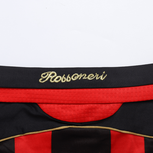 Camiseta de fútbol retro de manga larga de local del AC Milan 2006/07