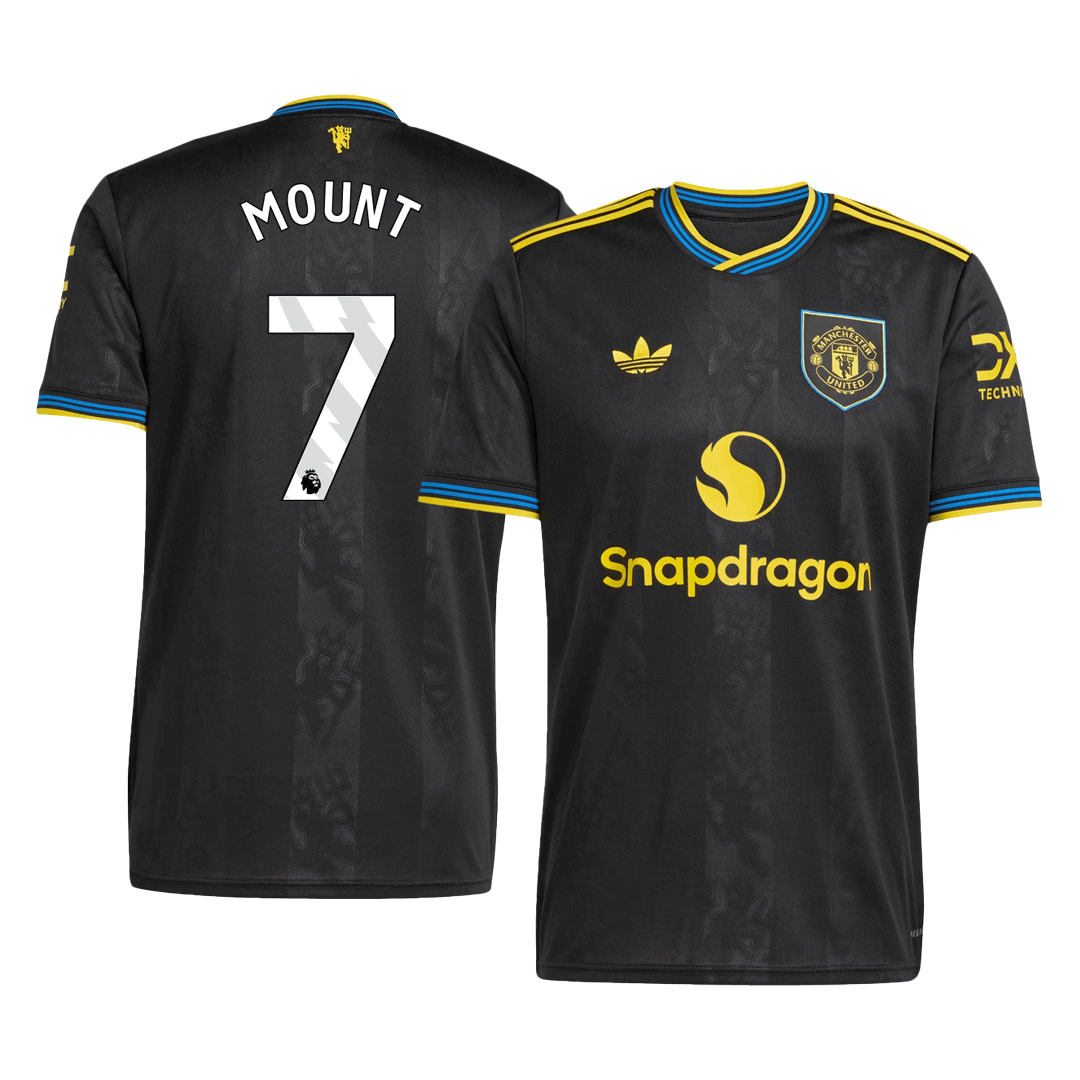 Camiseta de fútbol visitante del Manchester United 2025/26, número 7