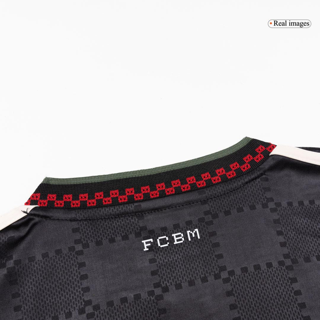 Kit de fútbol infantil de visitante del Bayern Múnich (camiseta, pantalón corto y medias) 2025/26