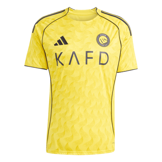 Camiseta de fútbol local del Al Nassr 2025/26 amarilla