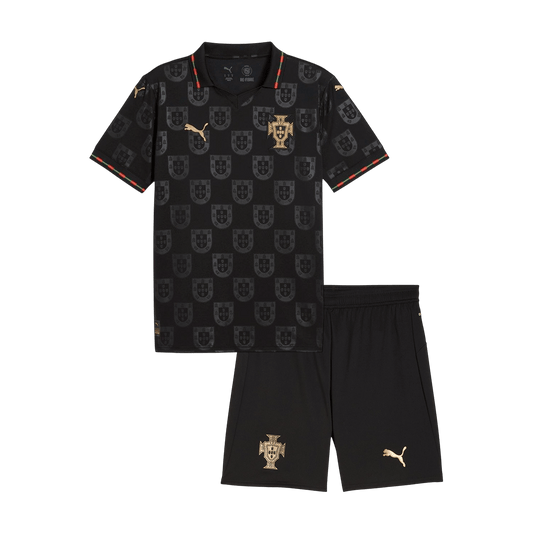 Equipación infantil de Portugal (camiseta + pantalón corto) para el Mundial 2026