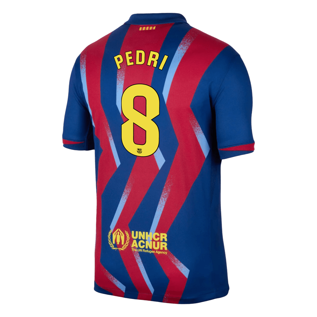 Camiseta de fútbol visitante del Barcelona PEDRI #8 2025/26 (cuarta equipación)