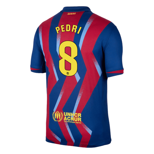 Camiseta de fútbol visitante del Barcelona PEDRI #8 2025/26 (cuarta equipación)