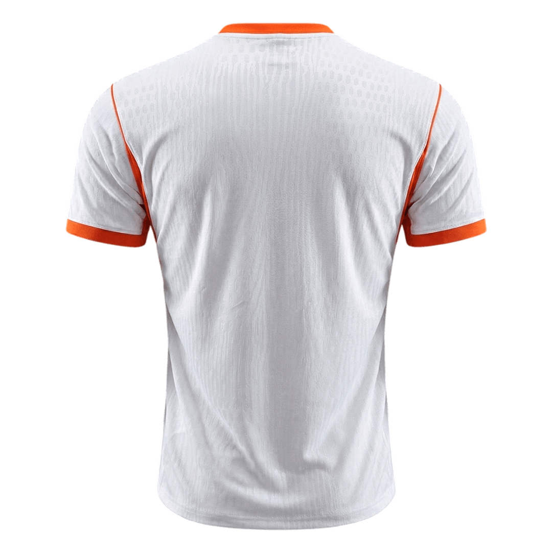 Camiseta de visitante de los Países Bajos para hombre, versión Mundial 2026 - Corte ajustado