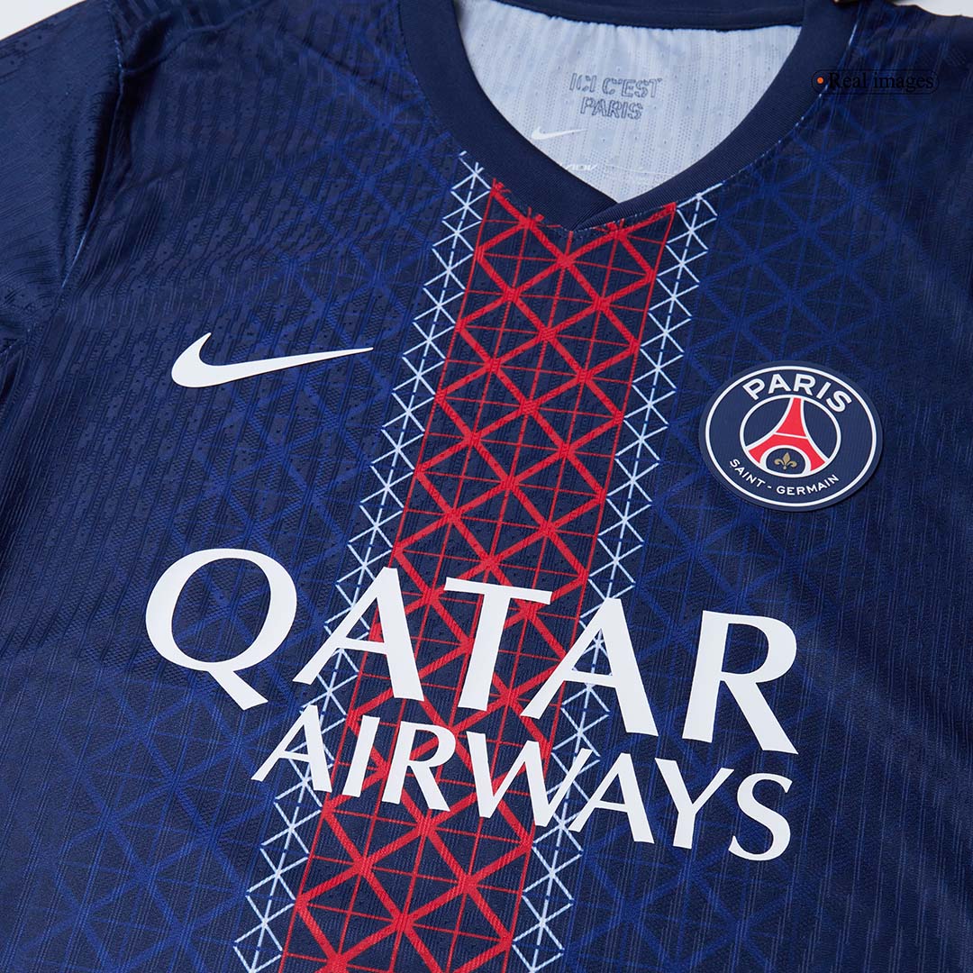 Camiseta de fútbol local auténtica de JOÃO NEVES #87 del PSG 2025/26