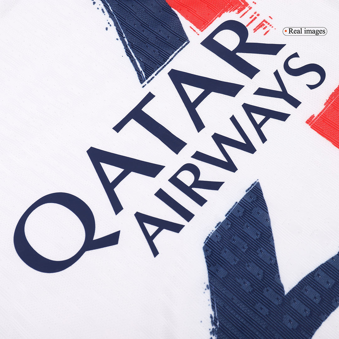 Camiseta de fútbol visitante auténtica HAKIMI #2 del PSG 2025/26