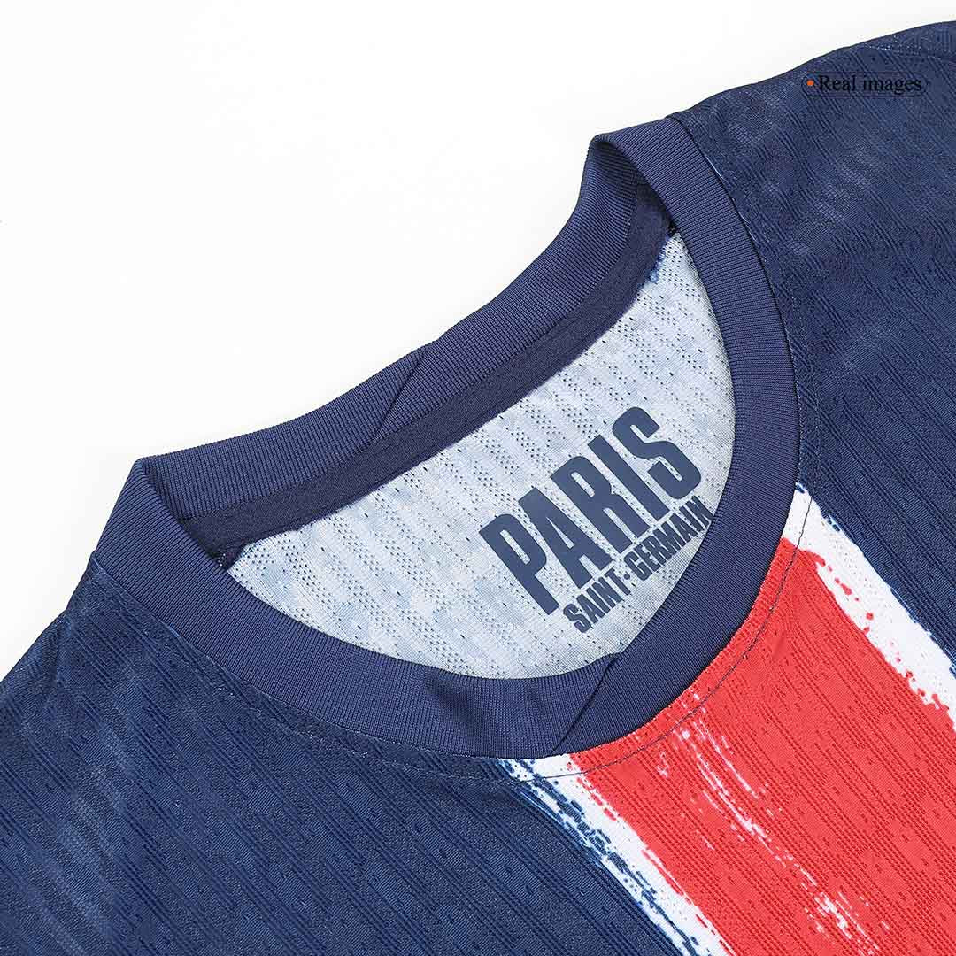 Auténtica camiseta de fútbol O.DEMBÉLÉ #10 PSG Local 2024/25 Azul marino