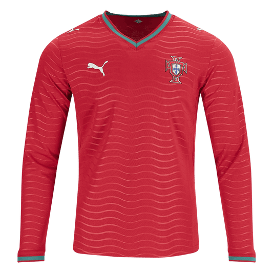 Camiseta de fútbol de manga larga de Portugal 2026