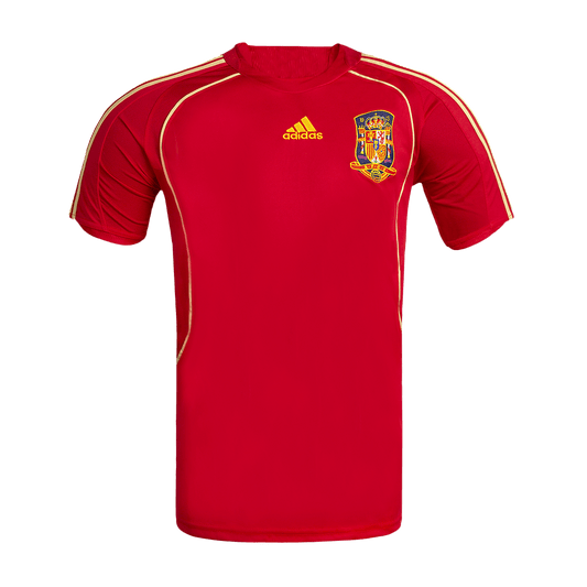Camiseta retro de fútbol local de España 2008