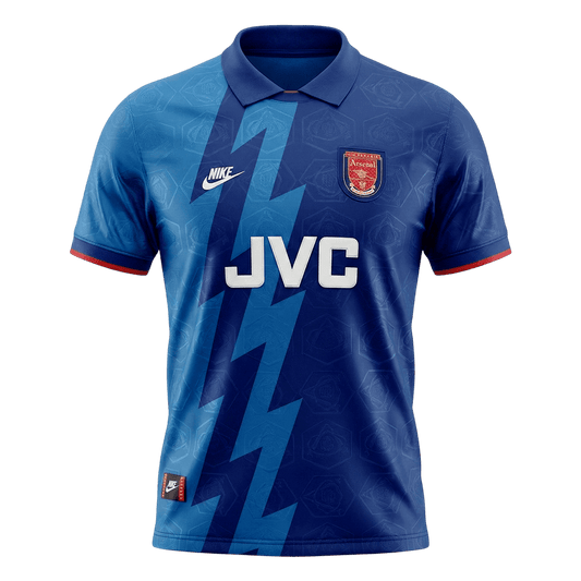 Camiseta retro de fútbol visitante del Arsenal de 1995