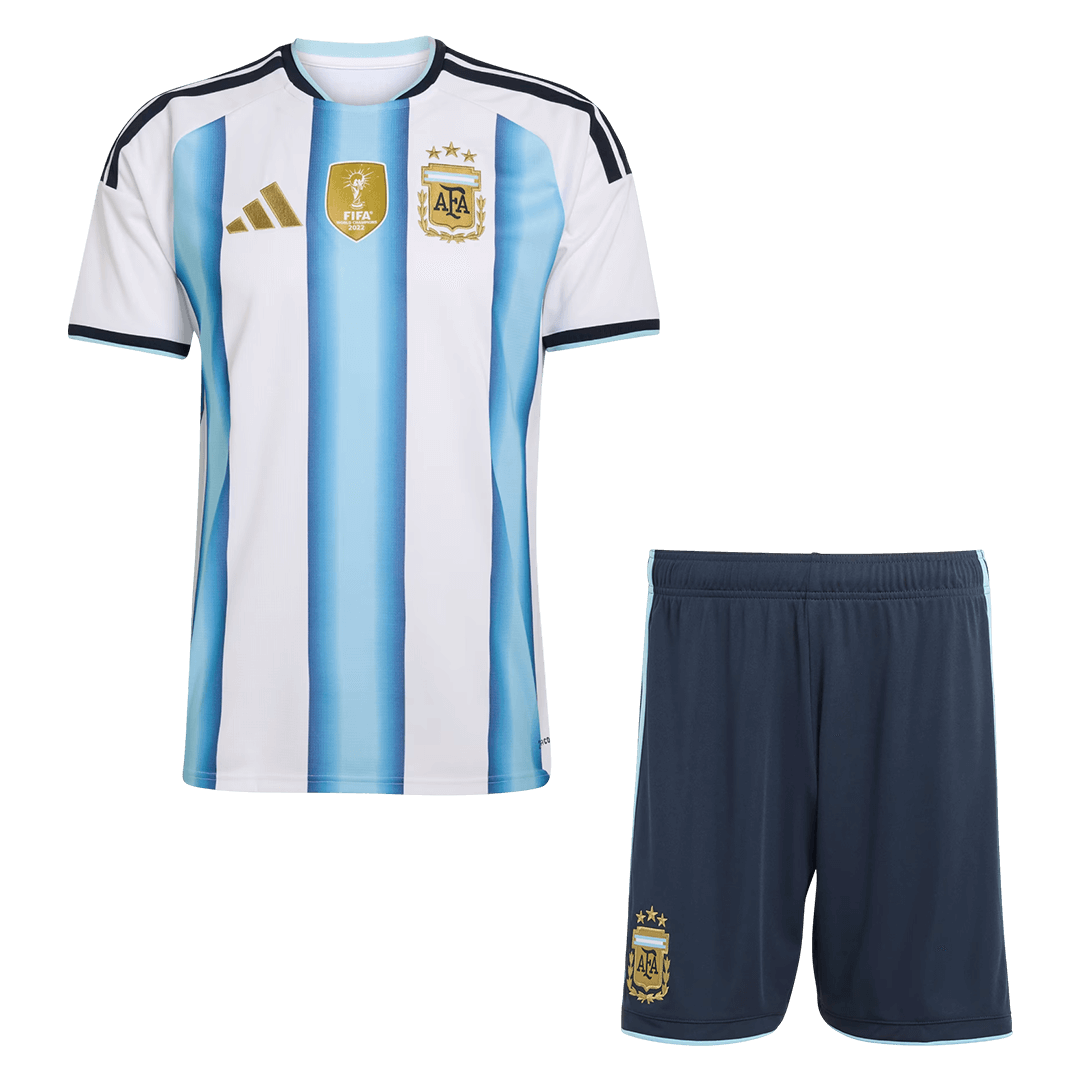 Equipación de local de Argentina (camiseta + pantalón corto) para el Mundial 2026