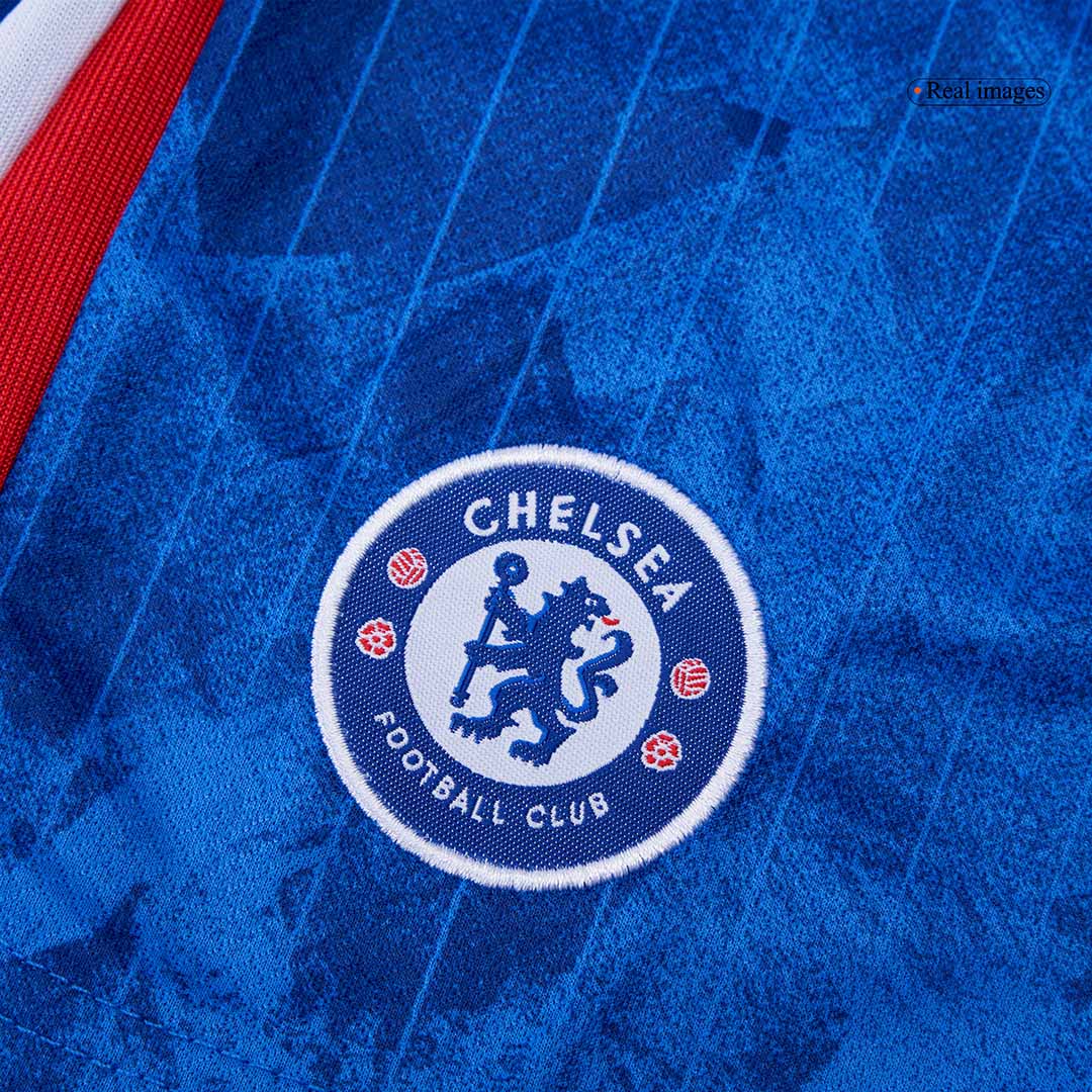 Kit de fútbol local del Chelsea para niño (camiseta, pantalón corto y calcetines) 2025/26, azul