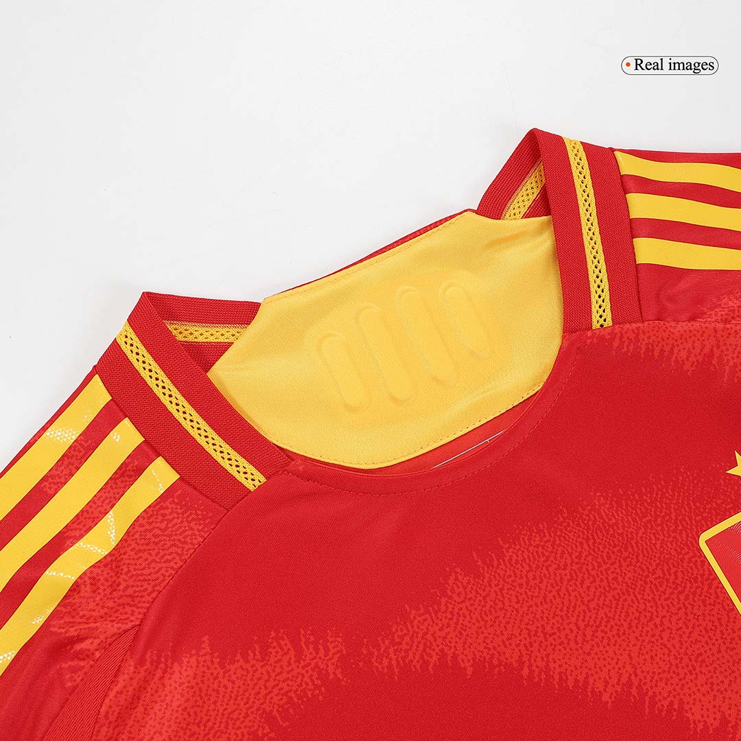 Camiseta de fútbol local de España LAMINE YAMAL #19, Eurocopa 2024