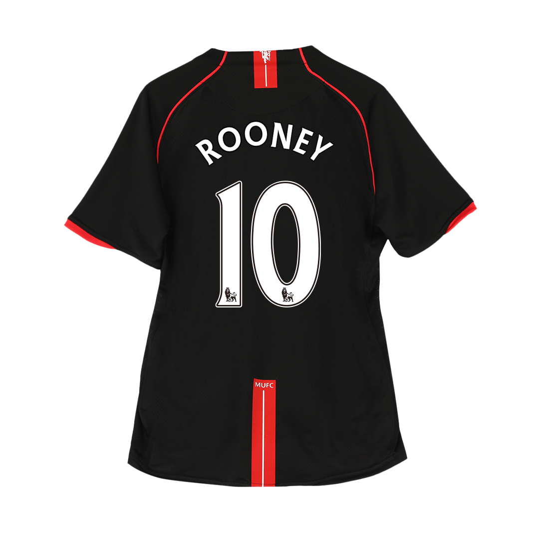 Camiseta de fútbol retro de visitante del Manchester United ROONEY #10 2007/08