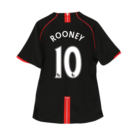 Camiseta de fútbol retro de visitante del Manchester United ROONEY #10 2007/08