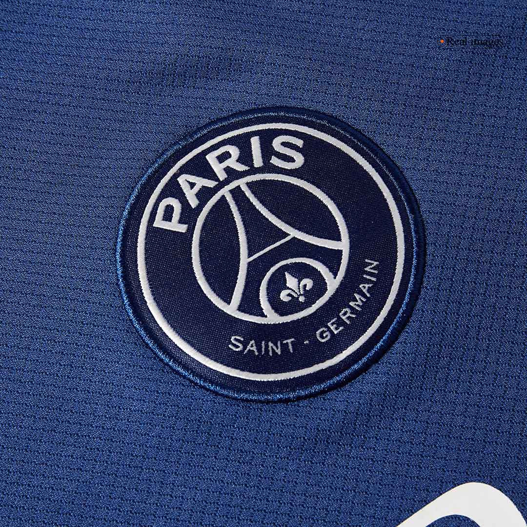 Camiseta de fútbol de manga larga de visitante del PSG 2024/25, color azul marino