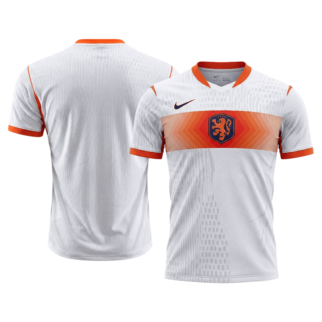 Camiseta de visitante de los Países Bajos para hombre, versión Mundial 2026 - Corte ajustado