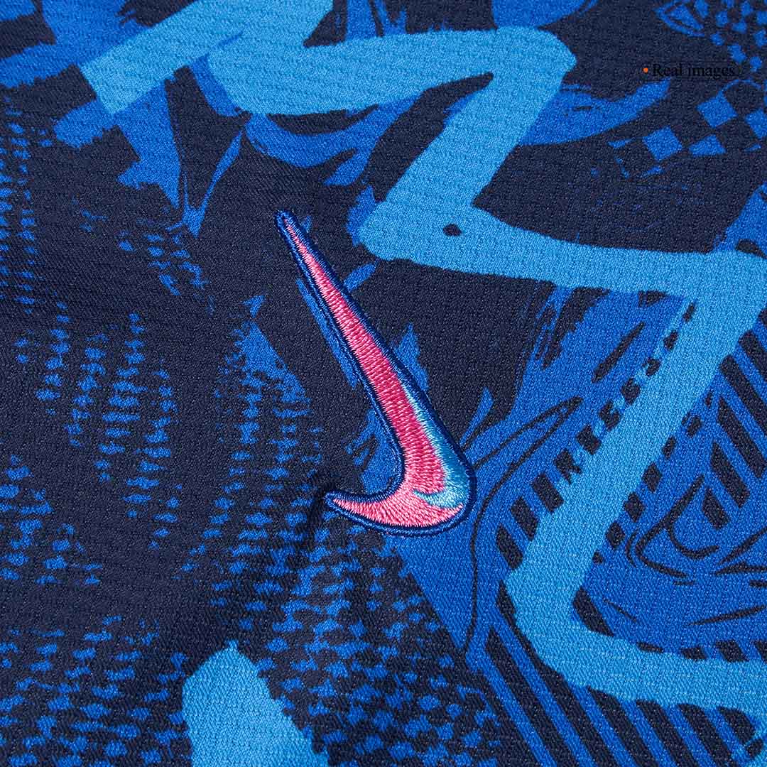 Kit de fútbol infantil de visitante del Atlético de Madrid (Kit y pantalón corto) 2024/25