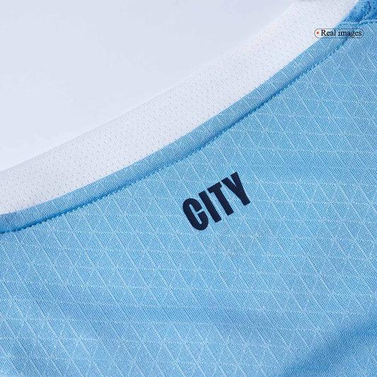 Camiseta de fútbol local auténtica RODRIGO #16 del Manchester City 2025/26, azul - Mundial de Clubes